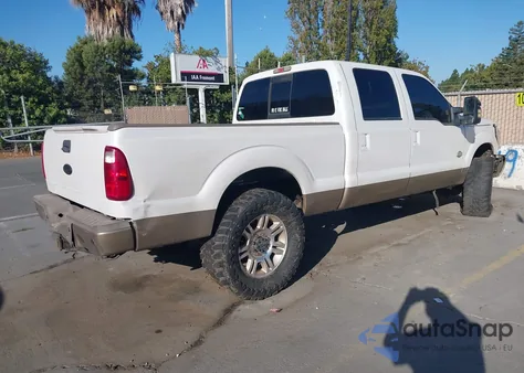 2013 Ford F-250 Lariat из США, поврежденный, VIN 1FT7W2BT6DEA65668